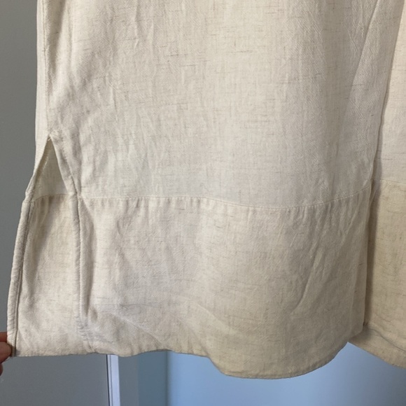 ❤️Just Living Rayon/Linen Blend Summer Sleeveless Top/Blouse, M - Picture 5 of 8
